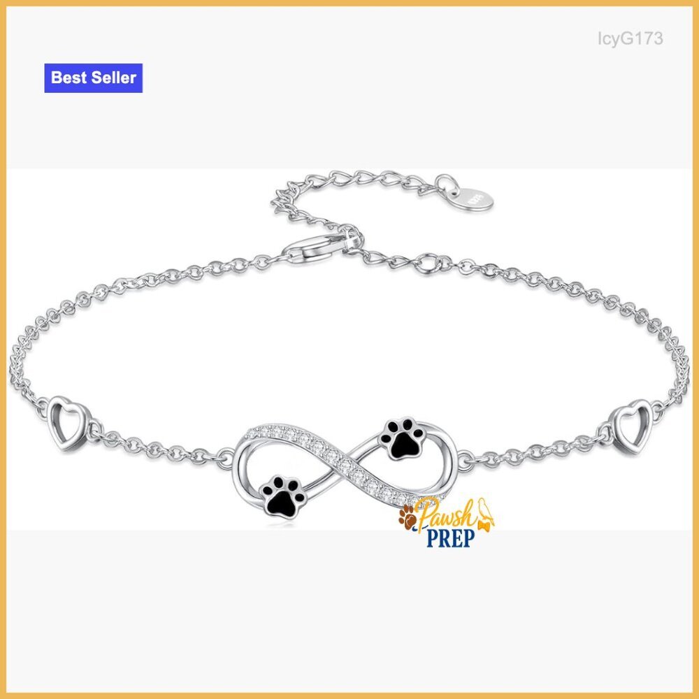 Sterling Silver Layered Animal Anklet Bracelet for Women Summer Jewelry